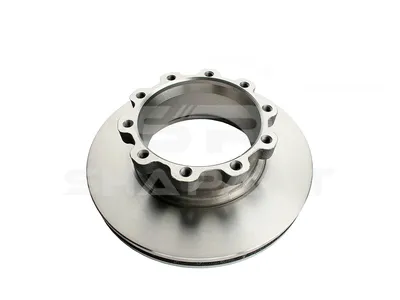 1.18760 Brake disc, D: 430 mm, 10 bores, P: 237 mm, M16 x 1,5, H: 131 mm, S: 45 mm, s: 37 mm