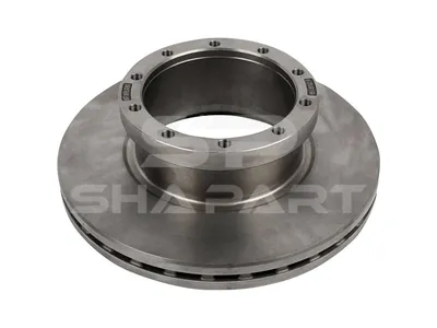 1.18761 Brake disc, D: 430 mm, 10 bores, P: 235 mm, M16 x 1,5, H: 131 mm, S: 45 mm, s: 37 mm