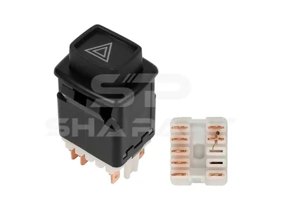1.21033 Hazard warning switch, 24 V