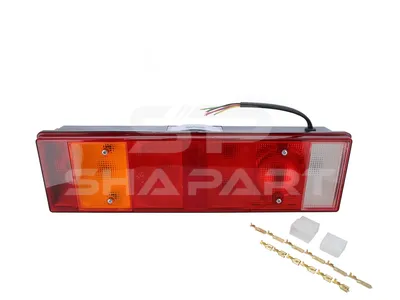 1.21259 Tail lamp, right, Lb: 152 mm, M8, L: 465 mm, H: 130 mm, T: 80 mm