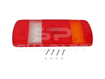 1.21429 Tail lamp glass, L: 340 mm, H: 130 mm