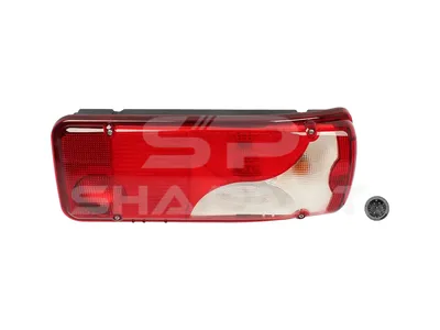 1.21827 Tail lamp, right, with reverse alarm, 24 V, P21W, Lb: 152 mm, L: 400 mm, H: 160 mm, T: 88.5 mm