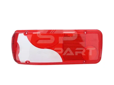 1.21830 Tail lamp glass, left, L: 400 mm, H: 160 mm