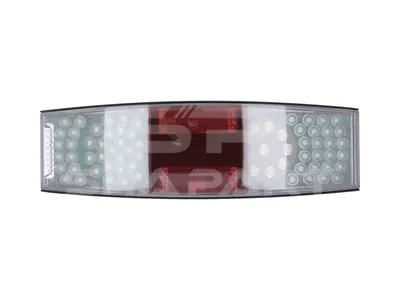 1.21837 Tail lamp, Lb: 150 mm, M8, L: 445 mm, H: 139 mm, T: 30 mm