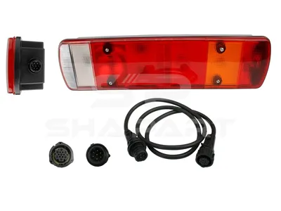 1.21839 Tail lamp, left, 24 V, Lb: 152 mm, M8, L: 515 mm, H: 130 mm, T: 80 mm