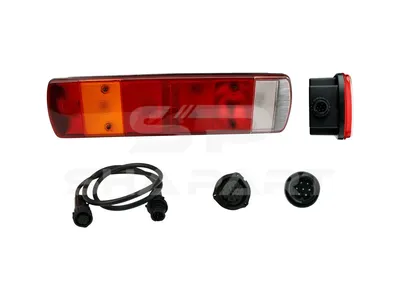 1.21844 Tail lamp, right, 24 V, Lb: 152 mm, M8, L: 515 mm, H: 130 mm, T: 80 mm