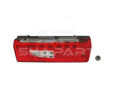 1.21881 Tail lamp, left, with license plate lamp