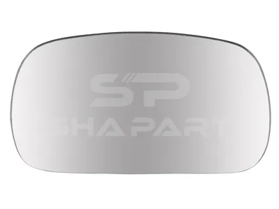 1.22022 Mirror glass, wide view mirror, D: 600 mm, R: 400 mm, W: 250 mm, H: 250 mm