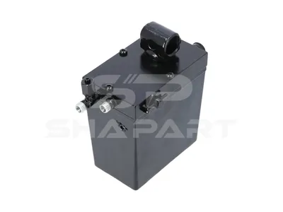 1.23013 Cabin tilt pump, M12 x 1,5, M10 x 1,5, L: 130.8 mm, H: 142.8 mm, 370 bar