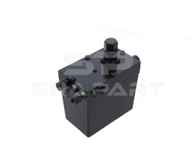 1.23801 Cabin tilt pump, cabin, 420 ml, M14 x 1,5, M12 x 1,5, L: 130 mm, W: 80 mm, H: 122 mm, 280 bar