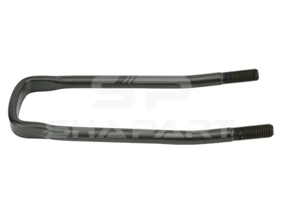 1.25387 U-bolt, r: 15 mm, R: 140 mm, M22 x 2,5, LTh: 56 mm, L1: 385 mm, L2: 265 mm, w: 92 mm, S: 13 mm, 8.8