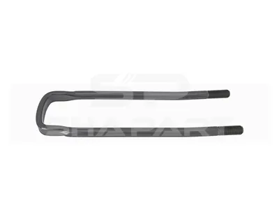 1.25418 U-bolt, r: 15 mm, R: 130 mm, M22 x 2,5, LTh: 55 mm, L1: 460 mm, L2: 348 mm, w: 92 mm, 10.9