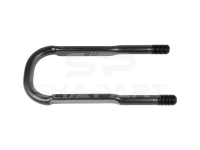 1.25421 U-bolt, r: 40 mm, M24 x 3, LTh: 40 mm, L1: 308 mm, L2: 138 mm, L3: 125 mm, w: 105 mm, S: 22 mm