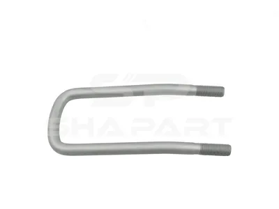 1.25422 U-bolt, r: 15 mm, R: 135 mm, M22 x 2,5, LTh: 55 mm, L1: 318 mm, L2: 206 mm, w: 103 mm, 10.9