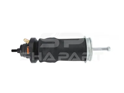 1.25699 Cabin shock absorber, with air bellow, D1: 43.6 mm, D2: 12 mm, M12 x 1,75, M16 x 2, Lmin: 202 mm, Lmax: 305 mm