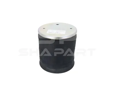 1.25856 Air spring, with plastic piston, D1: 229 mm, D2: 240 mm, Dmax: 285 mm, M10 x 1,5, M16 x 1,5, Lmax: 485 mm