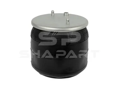 1.25884 Air spring, with steel piston, D: 229 mm, Dmax: 290 mm, M16 x 1,5, L: 255 mm