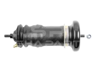 1.25971 Cabin shock absorber, with air bellow, D1: 44.6 mm, D2: 13 mm, M12 x 1,75, Lmin: 206 mm, Lmax: 304 mm
