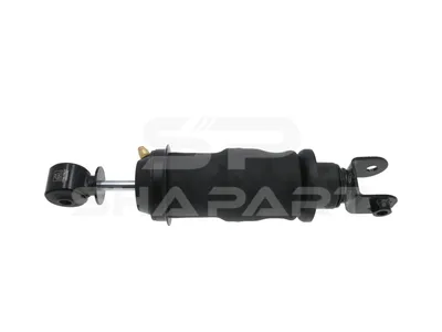 1.25977 Cabin shock absorber, with air bellow, D1: 43.6 mm, D2: 13 mm, b: 14 mm, M14 x 2, Lmin: 276 mm, Lmax: 382 mm