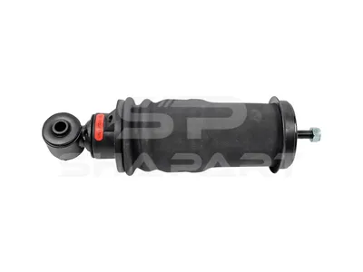 1.25978 Cabin shock absorber, with air bellow, D1: 43.6 mm, D2: 12.4 mm, b: 14 mm, M12 x 1,75, Lmin: 329 mm, Lmax: 429 mm