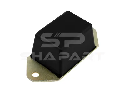 1.27083 Rubber buffer, rear, b: 8.5 mm, Lb: 102 mm, L: 126 mm, W: 56.5 mm, H: 45.5 mm