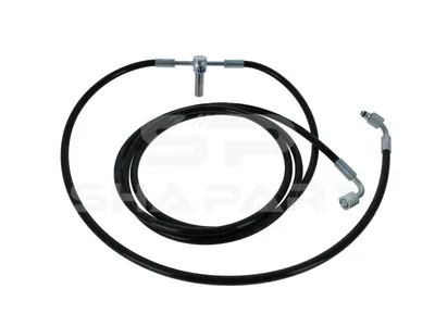 1.28131 Hose line, cabin tilt, D: 8.5 mm, M12 x 1,5, M12 x 1,5, L: 2830 mm, L1: 2810 mm, 362 bar