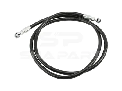 1.28135 Hose line, cabin tilt, D: 5.9 mm, M14 x 1,5, M14 x 1,5, L: 1385 mm, L1: 1450 mm, 287 bar