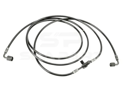 1.28151 Hose line, cabin tilt, D: 8.3 mm, M12 x 1,5, M14 x 1,5, L: 2800 mm, L1: 2020 mm, 400 bar