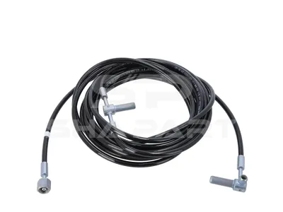 1.28218 Hose line, cabin tilt, D: 8.5 mm, M12 x 1,5, M14 x 1,5, L: 6775 mm, L1: 2690 mm, L2: 4090 mm, 420 bar