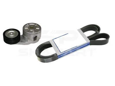 1.31180 Belt tensioner, complete, with multiribbed belt, 8 PK, L: 1255 mm