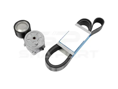 1.31183 Belt tensioner, complete, with multiribbed belt, 10 PK, L: 2215 mm