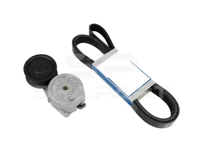 1.31184 Belt tensioner, complete, with multiribbed belt, 8 PK, L: 2275 mm