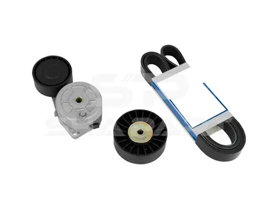 1.31187 Belt tensioner, complete, with multiribbed belt, 8 PK, L: 2135 mm