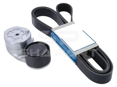 1.31188 Belt tensioner, complete with multiribbed belt, 10 PK, L: 2475 mm, W: 35.6 mm