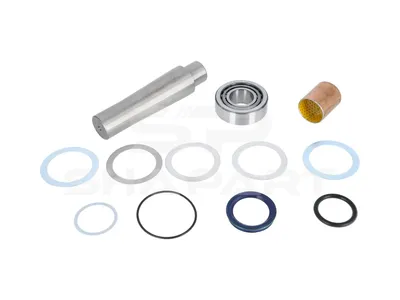 1.31602 King pin kit, D: 54.2 mm, D1: 44.4 mm, D2: 40 mm, L: 216 mm