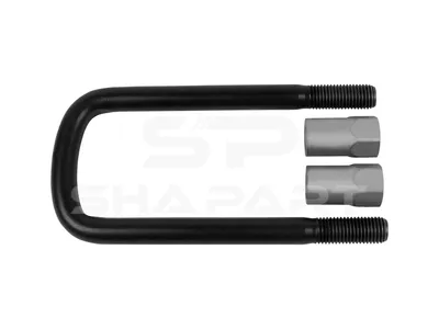 1.32581 U-bolt-kit, r: 15 mm, R: 140 mm, M24 x 3, LTh: 70 mm, L: 280 mm, w: 103 mm
