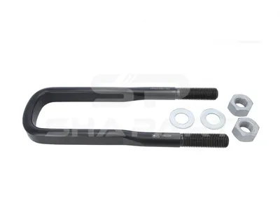 1.32582 U-bolt-kit, r: 25 mm, R: 130 mm, M30 x 3,5, LTh: 90 mm, L: 404 mm, w: 95 mm, 10.9