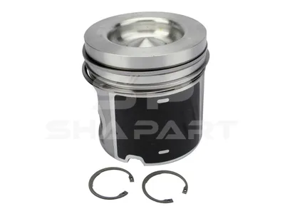 1.33155 Piston, complete with rings, D: 127 mm, L: 129 mm