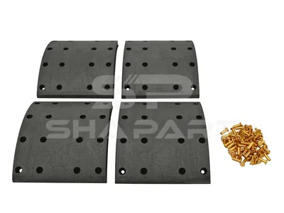 1.35001 Drum brake lining kit, axle kit, W: 178 mm, S: 19 mm