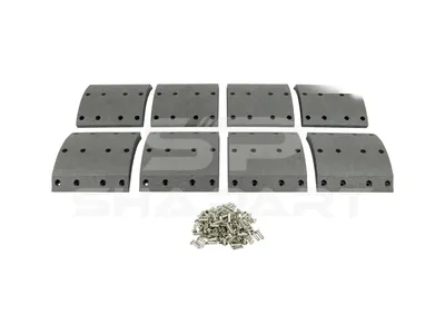 1.35003 Drum brake lining kit, axle kit, W: 178 mm, S: 19 mm