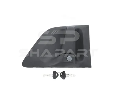 1.52025 Door handle, left, complete with lock cylinder