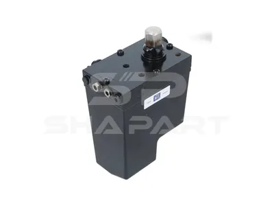 2.00249 Cabin tilt pump, M8 x 1, L: 130 mm, H: 170.5 mm, 400 bar