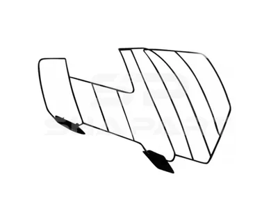 2.00523 Lamp protector, headlamp, left