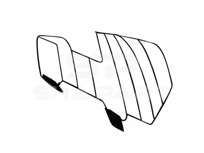 2.00527 Lamp protector, headlamp, left