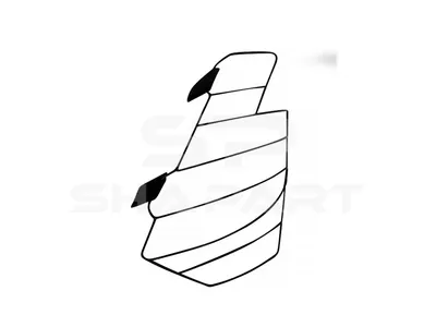 2.00529 Lamp protector, headlamp, left