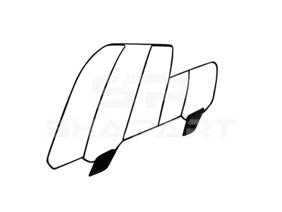 2.00532 Lamp protector, headlamp, right