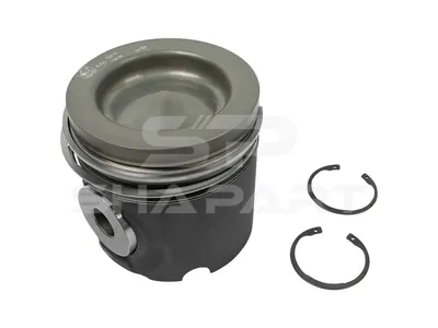 2.10449 Piston, complete with rings, D: 131 mm, L: 130.7 mm