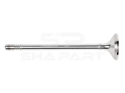 2.10584 Exhaust valve, D1: 8 mm, D2: 35.8 mm, L: 145.8 mm, α: 45 °
