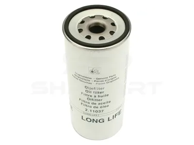 2.11037 Oil filter, long life, D: 108 mm, 1 1/8" x 16 UNF, H: 262 mm