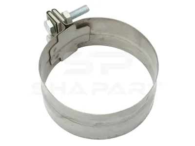 2.14598 Clamp, stainless steel, Dmin: 127 mm, Dmax: 132 mm, H: 49.5 mm